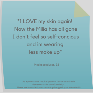 Milia treatment Teddington