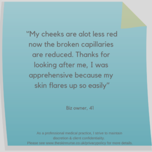 Blemish Removal testimonial